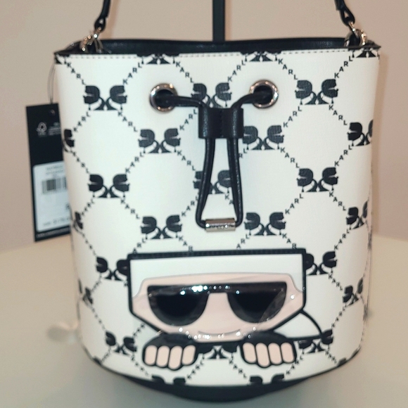 Karl Lagerfeld Maybelle Bucket Bag - Picture 3 of 11
